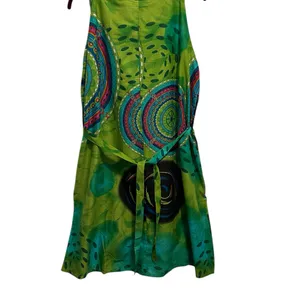 NWT XL Junglee Billee Sleeveless Boho Dress Tie Back & Pockets thumbnail 3