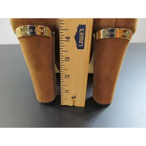 Michael Kors Haven Suede Boots Camel Tan Women’s Size 8 Platform Block Heel thumbnail 7