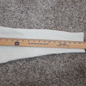 Lauren Ralph‎ Lauren Black Label Wool Cream Waffle Knit Turtleneck Sweater XL thumbnail 10