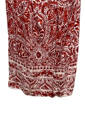 Forever 21 Contemporary Paisley Maxi Dress Blush Rust Women’s Size Large NWT thumbnail 3