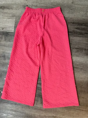 SIMPLY SOUTHERN Quilted Pearl & Rhinestone Trim joggers thumbnail 3