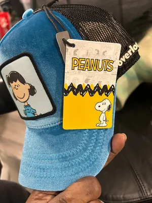 Blue Plush Baseball Cap with Cartoon Patch thumbnail 11