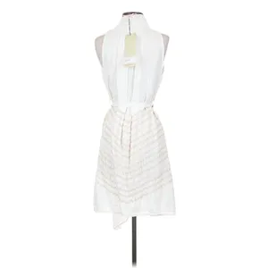 NWT Johnny Was White Embroidered Linen Blend Sleeveless Midi Wrap Dress S thumbnail 2