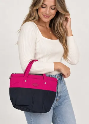 MZ Wallace Soho Tote Punch Dawn Colorblock Travel Nylon Medium NO STRAP thumbnail 1