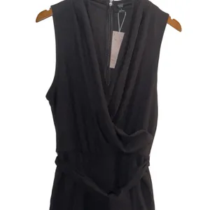 Emery Rose Sleeveless Surplice Belted Wide Leg Jumpsuit thumbnail 5