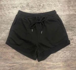Princess Polly Black High Rise Lounge Shorts ❤️ thumbnail 2