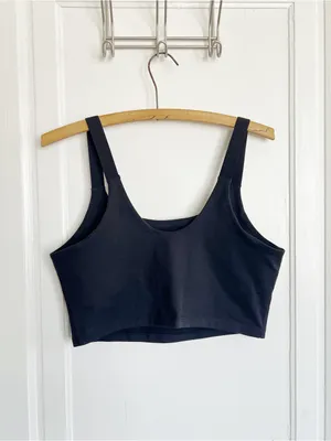 Offline by Aerie • The Hugger Longline Sports Bra black Recharge Least Support thumbnail 6