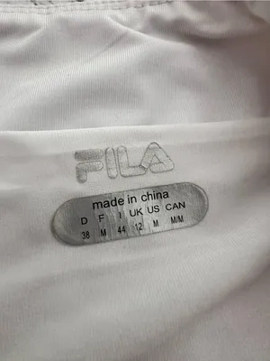 Vintage Y2K FILA Women's White Tennis Skort thumbnail 5