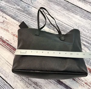 Marc Jacobs Black Saffiano Leather Luggage Tag Tote Bag thumbnail 13