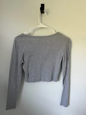 Amazon Grey Long Sleeve Top thumbnail 2