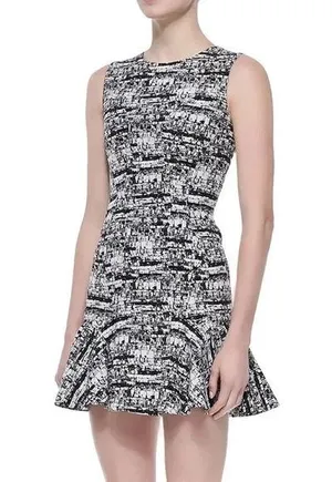 Diane von Furstenberg Jaelyn Sleeveless Flutter Dress Size 8 Sleeveless DVF thumbnail 1