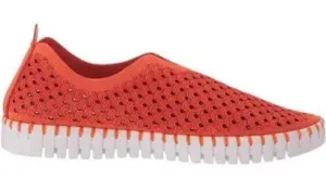 Ilse Jacobsen Tulip 139‎ slip on shoes red leather women’s size 40 thumbnail 1
