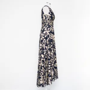Betsy & Adam - Foil Print Sleeveless Mesh Gown‎ thumbnail 3