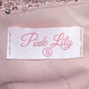 Pink Lily Holiday Vibes Sequin Ruched‎ V Neck Long Sleeve Mini Dress Size S thumbnail 7