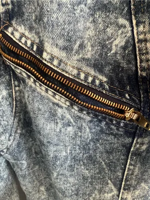 Chameleon Acid Wash Denim Long dress thumbnail 4