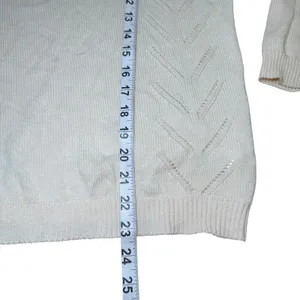 Lulus Cream Knit‎ Sweater Women's Small Long Sleeve Round Neck Casual thumbnail 8