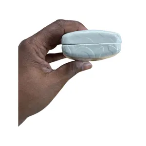 Coach White Patent Leather Embossed Signature C Hard Eyeglass Sunglasses Case thumbnail 2