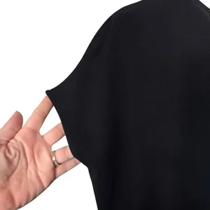 COS Womens Oversized Boxy Top Size XS Black Batwing Minimalist Quiet Luxury thumbnail 4