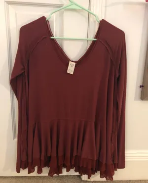 Free People Long-sleeve Top thumbnail 1