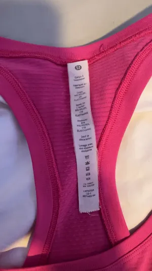 Sonic Pink Lululemon Racerback Tank thumbnail 4