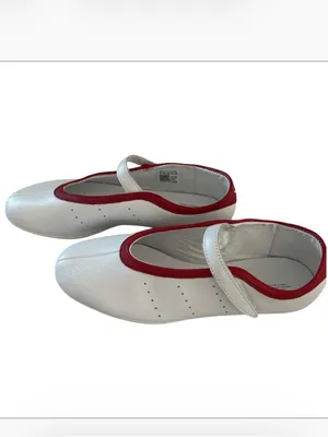 ADIDAS STAN SMITH LO BALLET SHOES, White/Red, size 8, NWOT DISPLAY PAIR thumbnail 13