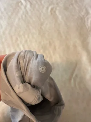 Lululemon White Ribbed Camo Leggings thumbnail 5