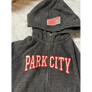 Roots Park City Full‎ Zip Hoodie Jacket Charcoal Gray Size Large Beaver thumbnail 4