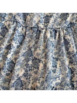 Altar’d State Floral Blue Dress Size XS thumbnail 2
