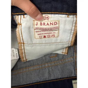 J Brand Malik Wide Leg Jeans Dark Wash Denim Minimalist Capsule Retro Chic thumbnail 4