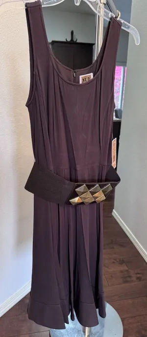 Nue By Shani Brown Dress Shapewear Belt Size 10 NWT‎ thumbnail 1