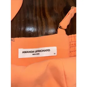 AMANDA UPRICHARD Bethany Skort Romper In Bright Orange Guava Size XS (0-2), $260 thumbnail 4