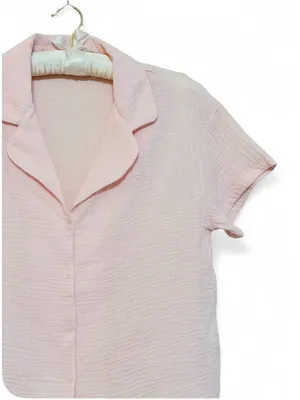 H&M Women’s 100% Cotton Muslin Pajama 2 Piece Set Size XSmall thumbnail 9