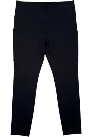 Vuori Stride Leggings Black High Rise Cropped Running Tight Pockets VW429 Size M thumbnail 1