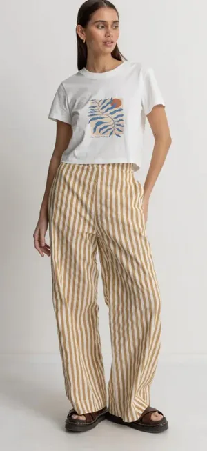 RHYTHM Woman’s Goodtimes Stripe Wide Leg Pant Size 4 thumbnail 1