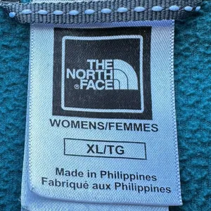 The North Face Teal Hooded Zip Fleece Jacket TKA 100 Sz XL thumbnail 10