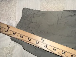 Wilo the Label‎ women's parachute jogger pants in an olive green color small thumbnail 4