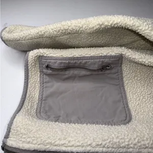 Vuori Womens Alpine Sherpa‎ Cream/Grey Size XS thumbnail 3