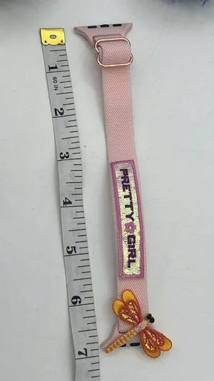 Pink and Pretty Girl Apple Watch Bands Small 42/44MM thumbnail 5