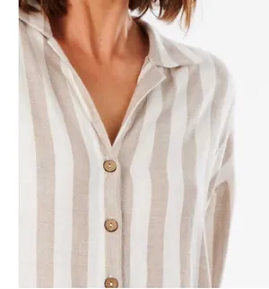 RIP CURL Ashore Striped Short Sleeve Shirt thumbnail 2