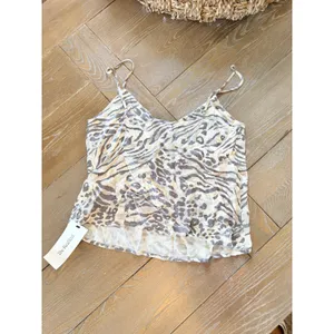 Rails Paola Top Womens Grey Zebra Animal Print XS thumbnail 2