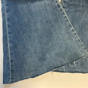 Wishlist High Rise Bell Bottom Flare Raw Hem Light Wash Jeans - Size Small thumbnail 10