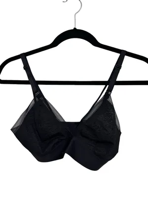 NEW Soma Triangle Lace Bralette in Black - Size S thumbnail 2