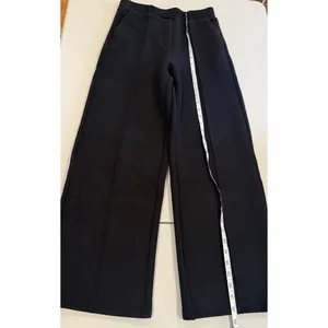 NEW OGL Pants Small Black Wide Leg Stretch Office Minimal Quiet Luxury Travel thumbnail 4