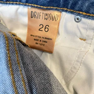 Driftwood Anthro Saydi Patchwork Denim Jean Boho Retro A line skirt womens 26 4 thumbnail 12
