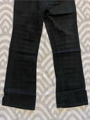 Faded Glory Black Bootcut Jeans 26 Short thumbnail 3