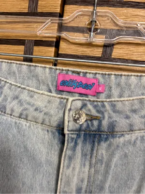 Edikted bow pocket baggy jeans size xl thumbnail 5