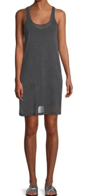 Rag & Bone Shimmer Gray Mini Tank Dress Women’s Small thumbnail 1