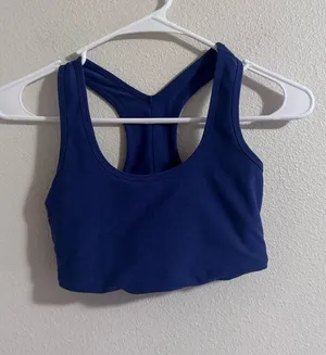 Beyond Yoga Navy Blue Racerback Sports Bra thumbnail 1