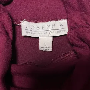 L Joseph A. Wine Red Burgundy Women’s Long Sleeve Comfy Winter Turtleneck Top Shirt thumbnail 8