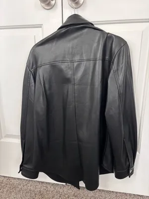 Avec Les Filles Oversized black leader jacket thumbnail 6